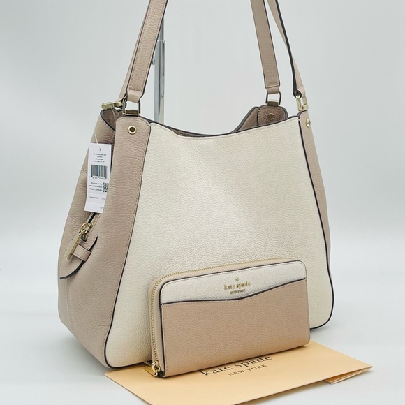 Kate Spade Medium Leila Triple Compartment Shoulder Bag & Continental Wa… - Picture 3 of 14